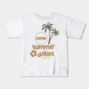 summer vibes. happiness good vibes sunyday Kids T-Shirt